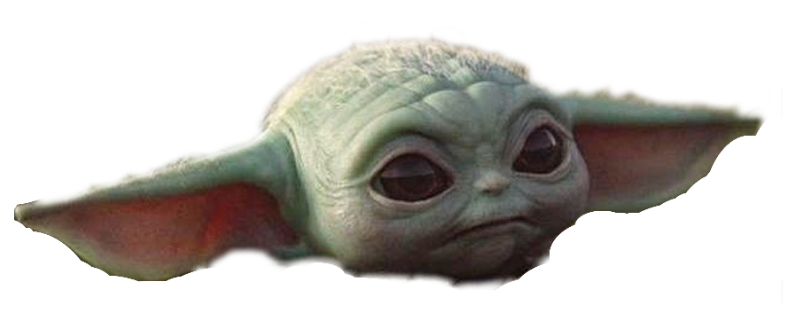 The meme is a still image of the character Yoda from the Star Wars franchise, but with his head replaced by the face of Baby Yoda (also known as "The Child") from the same series. The image is captioned "When you're still on the clock but you're already on the couch".